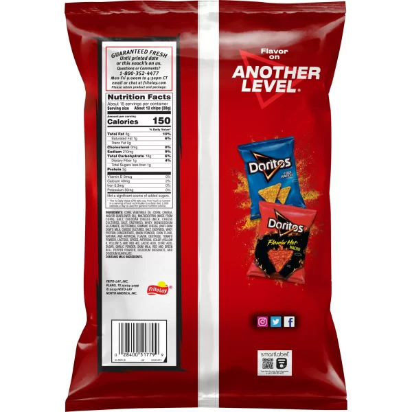 Doritos Nacho Cheese Tortilla, sac de 14,5 oz – Image 2